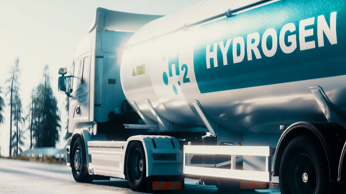 Hydrogen logistics concept.