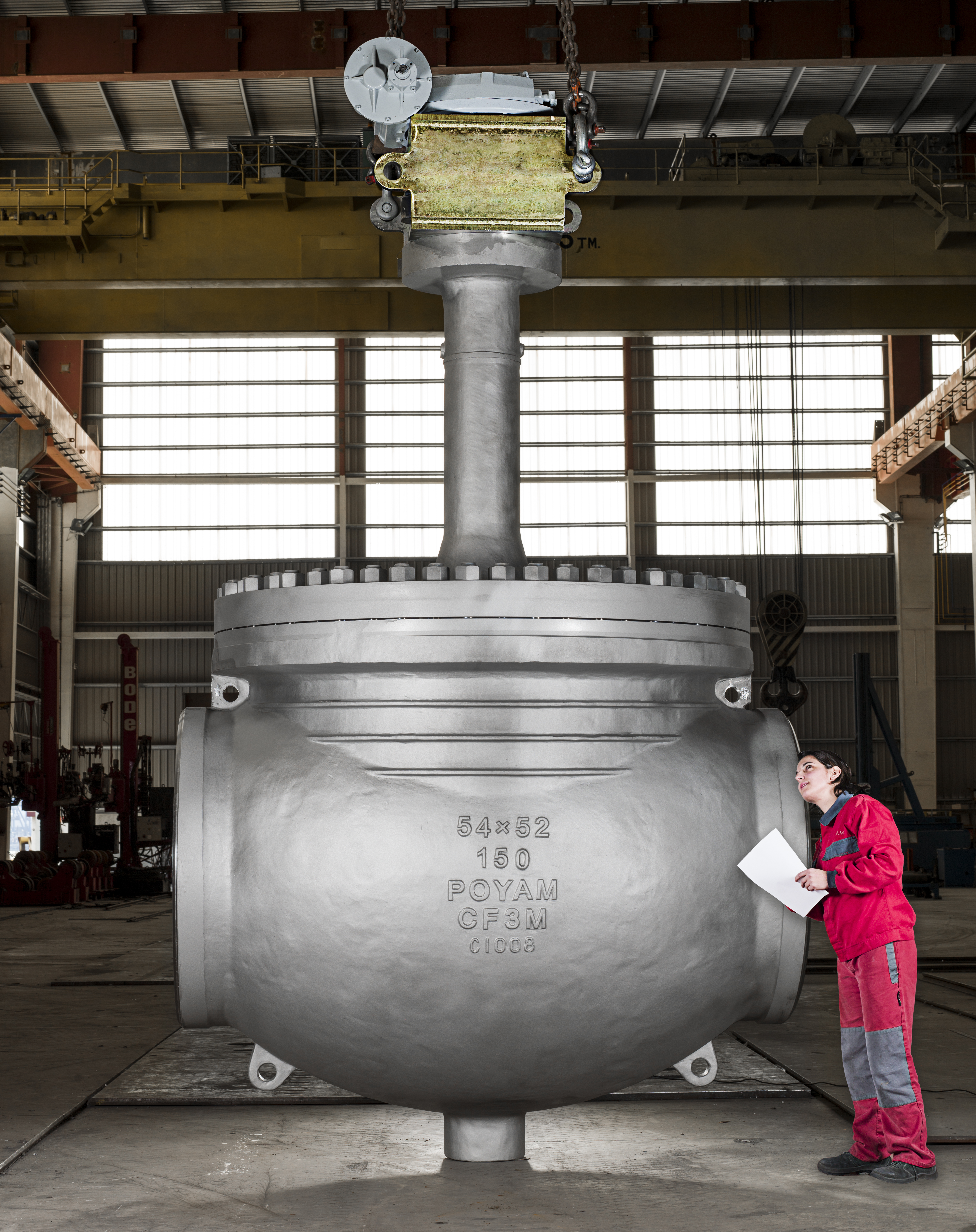  Cryogenic top entry ball valve. Credit: AMPO