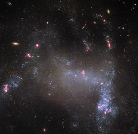 Hubble Spider Galaxy image