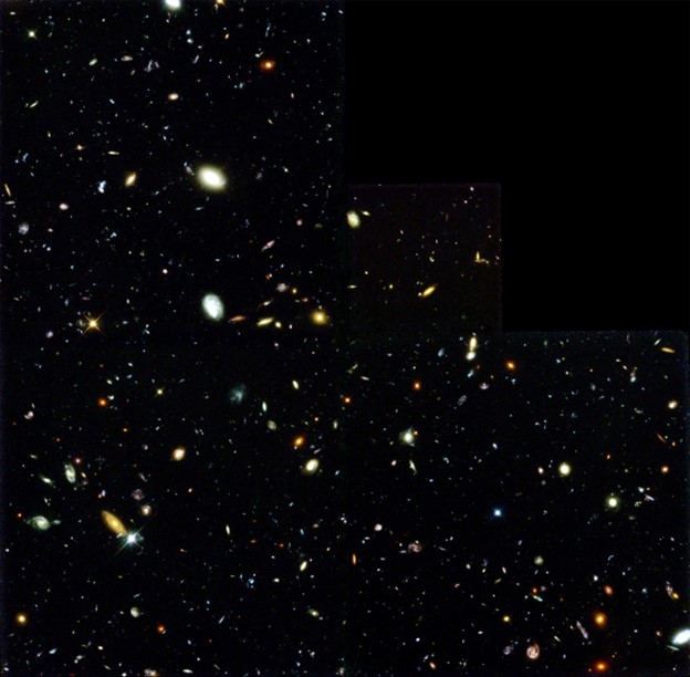 Taken over 10 days in December 1995, the Hubble Deep Field photo revealed about 3,000 galaxies within a patch of sky about one-twelfth the width of the moon. Robert Williams and the Hubble Deep Field Team (STScI) and NASA/ESA